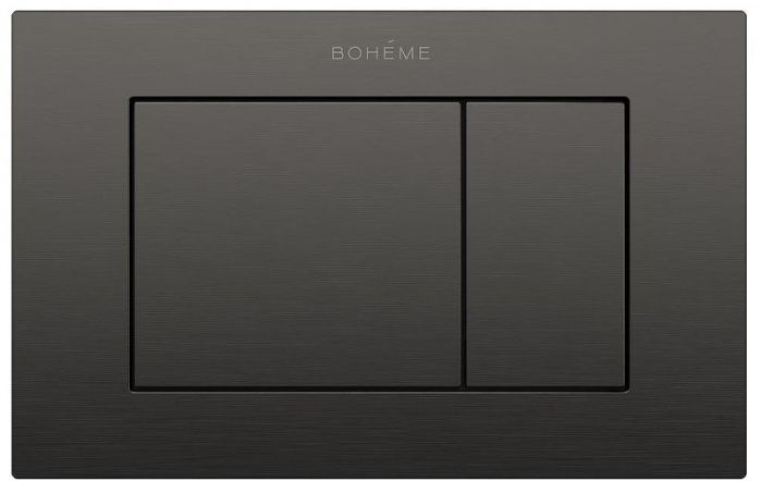 Клавиша смыва Boheme 650/2-GM цвет Оружейная сталь