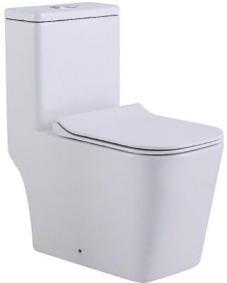 Унитаз моноблок SantiLine SL-5024 с бачком и сиденьем Микролифт