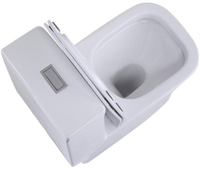 Унитаз моноблок SantiLine SL-5024 с бачком и сиденьем Микролифт
