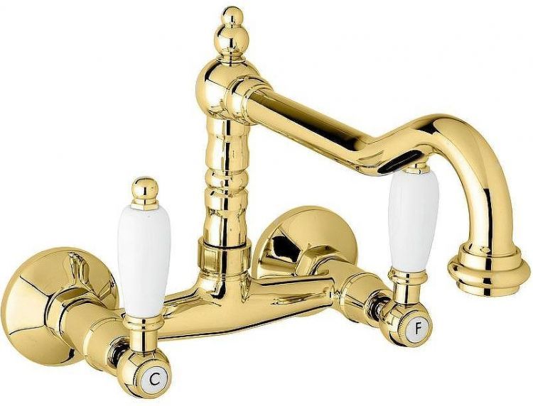 Смеситель для кухни Cezares First-LLP-03/24-Bi Золото 24 карат Смеситель для кухни Cezares First-LLP-03/24-Bi Золото 24 карат