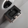 Тумба подвесная SANCOS Marmi 1.0 690х445х520 c одним ящиком оснащенным доводчиками скрытого монтажа и открытой нишей, дуб галифакс натуральный, MR1.070EG