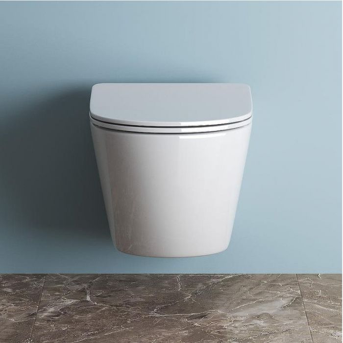 Комплект унитаза с инсталляцией BelBagno Uno BB3105CHR/SC/BB002-80/BB005-PR-CHROME с сиденьем Микролифт и клавишей смыва Хром глянцевый