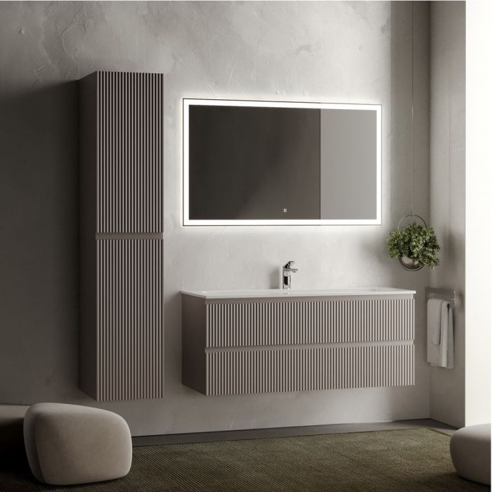 Тумба подвесная SANCOS под раковину Snob R, Doha Soft 1195х445х500, SNR120SM