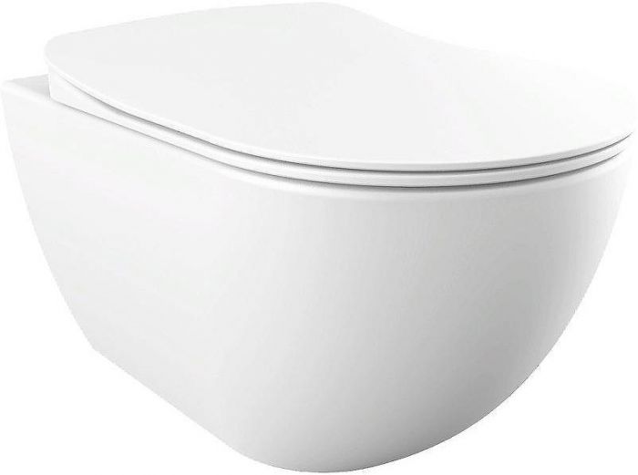 Унитаз биде Creavit Free FE320-00MB00E-0000 подвесной Белый матовый без сиденья