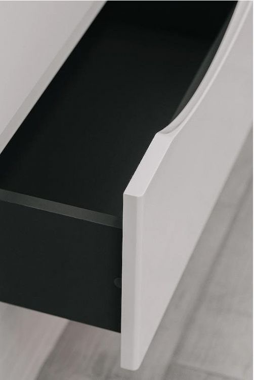 Тумба с раковиной Bond Wave 60 T01600-S05W подвесная Белая глянцевая