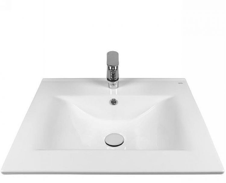 Тумба с раковиной Bond Wave 60 T01600-S05W подвесная Белая глянцевая