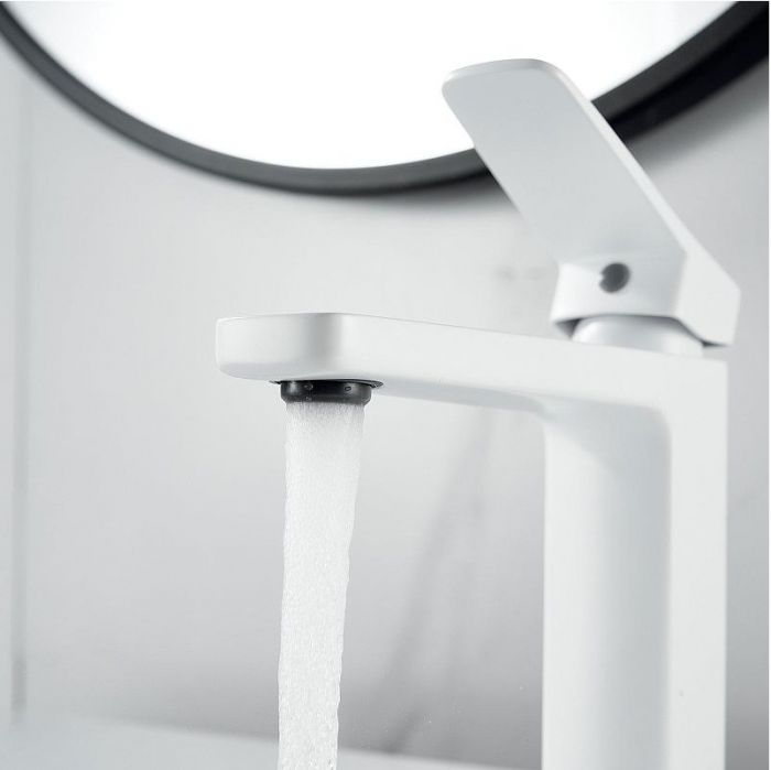 Смеситель для раковины Raffine F0199C цвет Белый