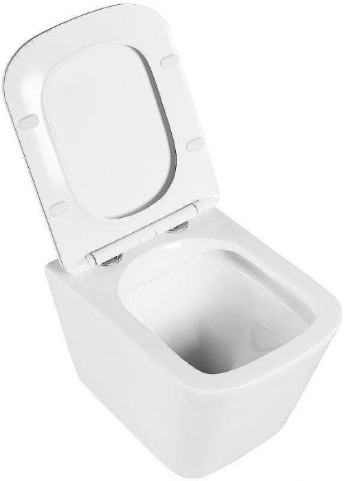 Комплект унитаза с инсталляцией BelBagno Due BB3103CHR/SC/BB002-80/BB018-GV-BIANCO с сиденьем Микролифт и Белой клавишей смыва