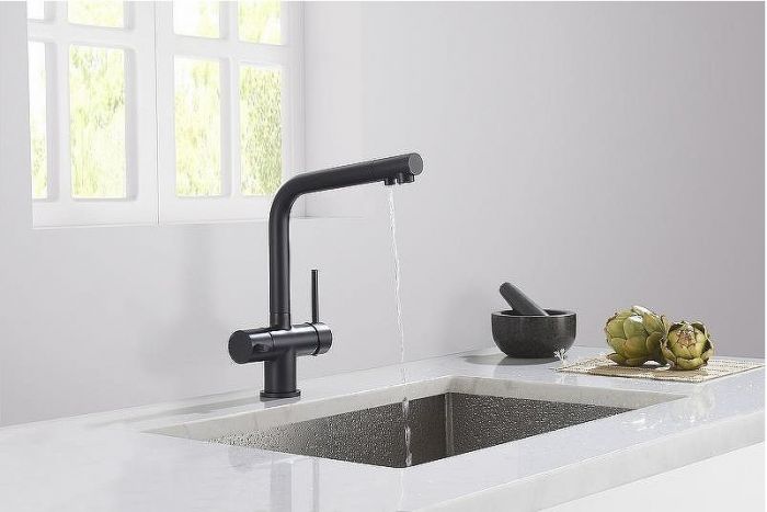 Смеситель для кухни Timo Saona 2396/03F Черный матовый