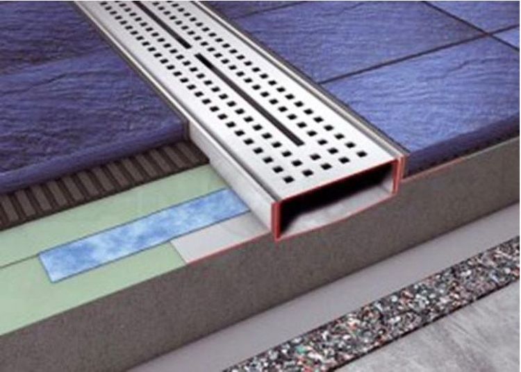 Душевой лоток Tece Drainline 90 600900 прямой без крышки