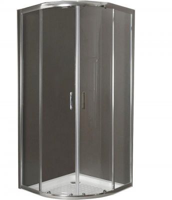 Душевой уголок BelBagno UNO-195-R-2-80-C-Cr 80х80 профиль Хром стекло прозрачное