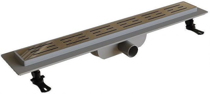 Душевой лоток RGW Drain Leo-10-80 60211080-01 с решеткой Хром