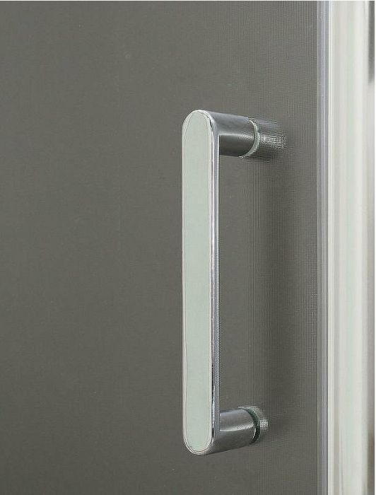 Душевой уголок BelBagno Uno 100х80 UNO-195-AH-2-100/80-CH-CR профиль Хром стекло шиншилла