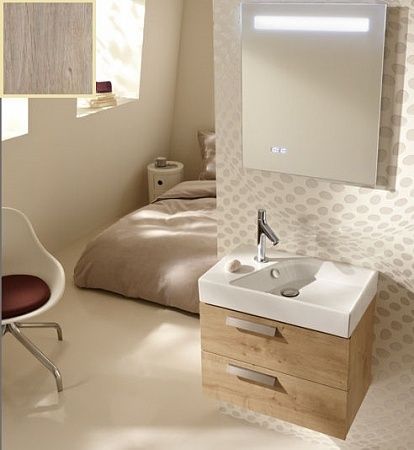 Тумба под раковину 80 см Jacob Delafon Rythmik EB1303-E10 Квебекский дуб