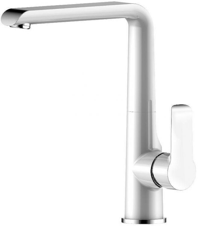 Смеситель для кухни Rossinka W35-23 Белый Хром Смеситель для кухни Rossinka W35-23 Белый Хром