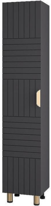 Шкаф пенал Brevita Gloster 35 L GLOS-05035-48-2Л Графит матовый