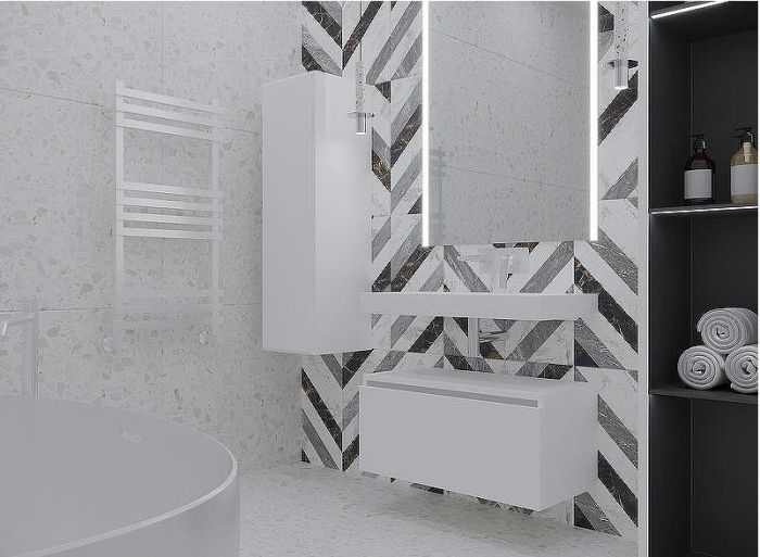 Тумба Boheme Armadi Art Vallessi UNO-S 100 897-100-W подвесная White