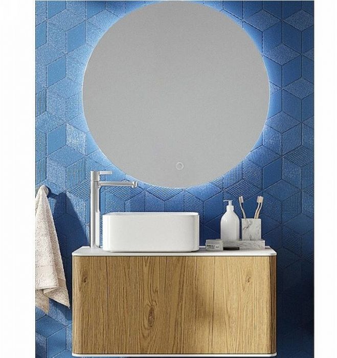 Комплект мебели для ванной STWORKI Ноттвиль 80 414410 подвесной Дуб верона