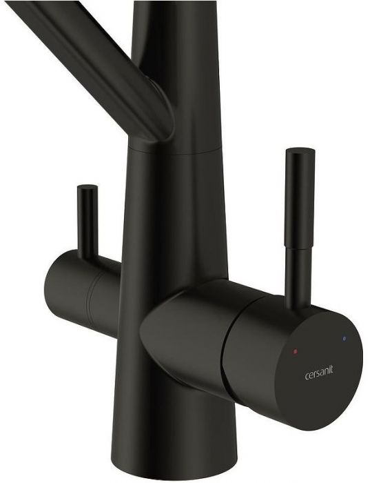 Смеситель для кухни Cersanit Vivo 68218 Черный матовый