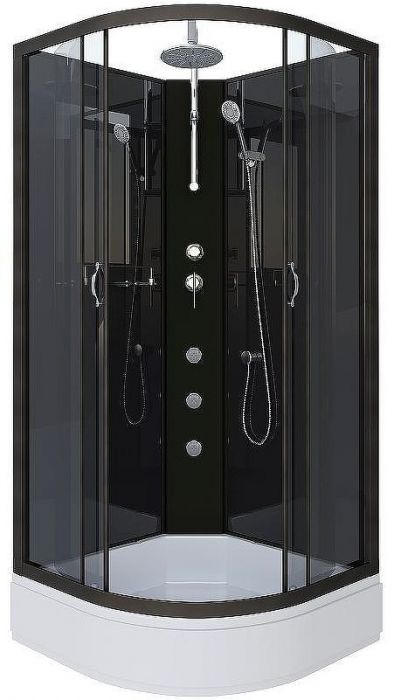Душевая кабина Niagara Classic 90x90 NG-6501-14BKTG с гидромассажем