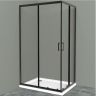 Душевой уголок BelBagno Uno 120х100 UNO-195-AH-2-120/100-C-NERO профиль Черный матовый стекло прозрачное Душевой уголок BelBagno Uno 120х100 UNO-195-AH-2-120/100-C-NERO профиль Черный матовый стекло прозрачное