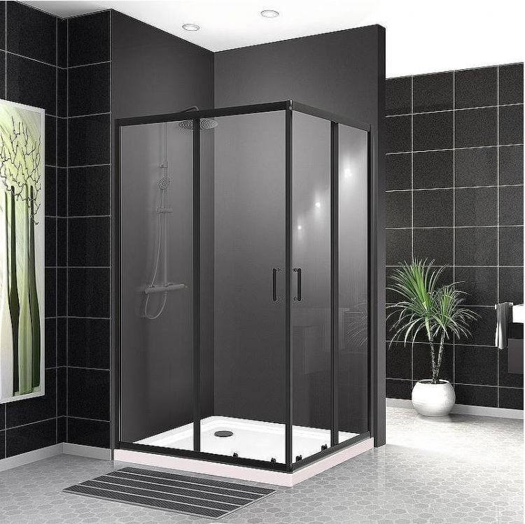 Душевой уголок BelBagno Uno 120х100 UNO-195-AH-2-120/100-C-NERO профиль Черный матовый стекло прозрачное Душевой уголок BelBagno Uno 120х100 UNO-195-AH-2-120/100-C-NERO профиль Черный матовый стекло прозрачное