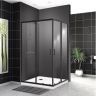 Душевой уголок BelBagno Uno 120х100 UNO-195-AH-2-120/100-C-NERO профиль Черный матовый стекло прозрачное Душевой уголок BelBagno Uno 120х100 UNO-195-AH-2-120/100-C-NERO профиль Черный матовый стекло прозрачное