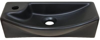 Раковина SantiLine SL-2013RMB 46 Черная матовая