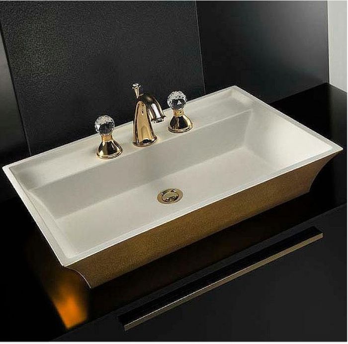 Раковина Boheme NeoArt Neoart 67 803 Золото Белая