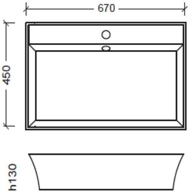 Раковина Boheme NeoArt Neoart 67 803 Золото Белая