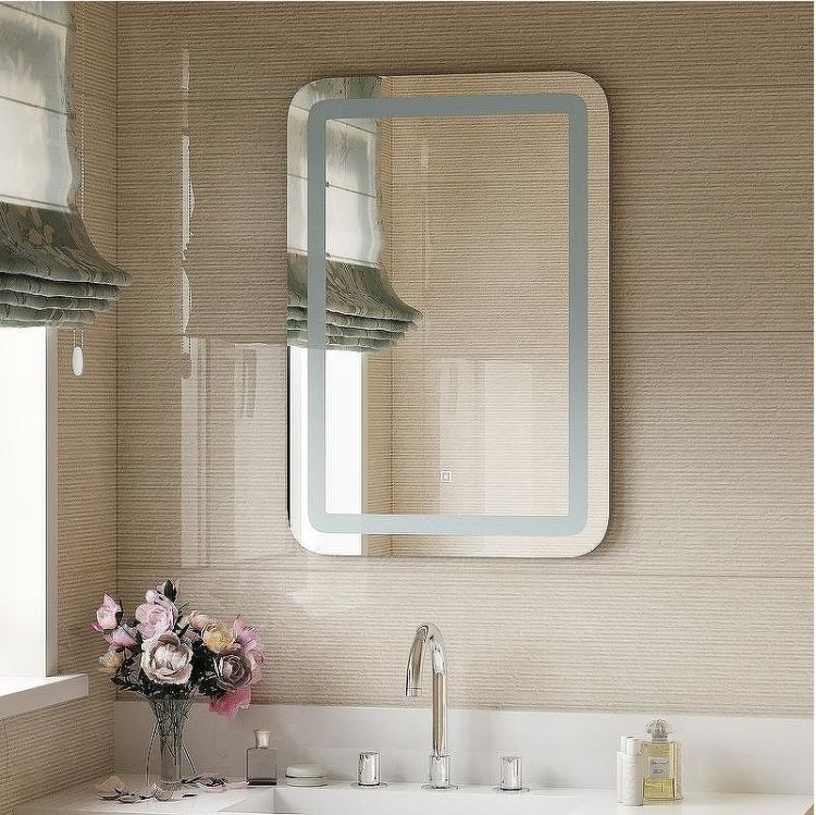 Зеркало Континент Lucia 700x800 ЗЛП285 с подсветкой с сенсорным выключателем Зеркало Континент Lucia 700x800 ЗЛП285 с подсветкой с сенсорным выключателем