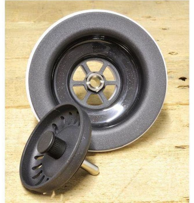 Слив-перелив для кухонной мойки McAlpine OF2-113S-MLB цвет Белый Хром