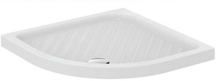 Керамический поддон для душа Vidima Fresh 90x90 угловой с антискользящим покрытием