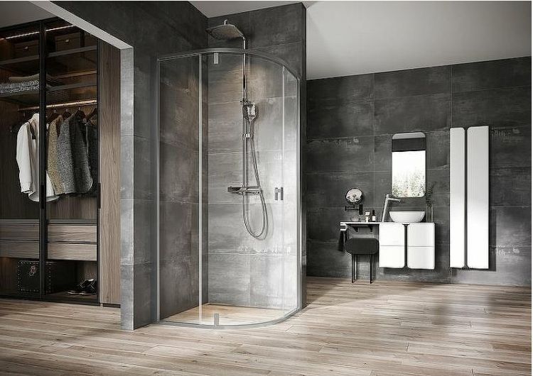 Душевой уголок Ravak Nexty NSKK3-80 80x80 3O644U00Z1 профиль Сатин стекло Transparent