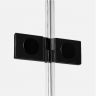 Душевой уголок New Trendy Avexa Black 110x80 R EXK-1834 профиль Черный стекло прозрачное