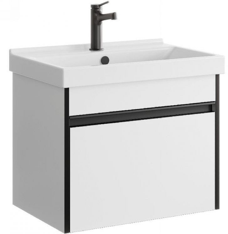 Тумба под раковину Aqwella Urban 60 URB0106W подвесная Белая Тумба под раковину Aqwella Urban 60 URB0106W подвесная Белая