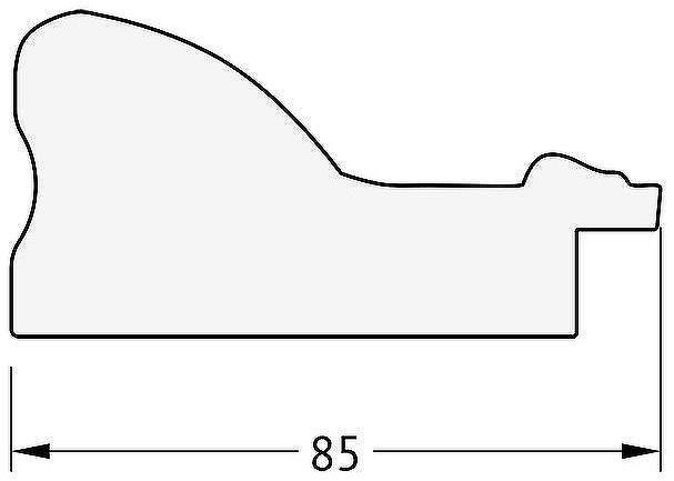 Зеркало Evoform Octagon 75х75 BY 3777 в багетной раме - Виньетка античное серебро 85