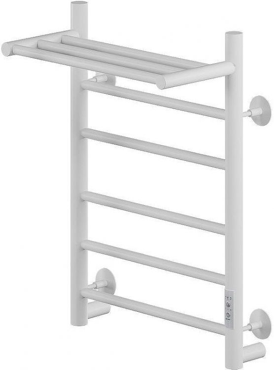 Электрический полотенцесушитель Ника Way-2 60/40 U с полкой Белый матовый Электрический полотенцесушитель Ника Way-2 60/40 U с полкой Белый матовый
