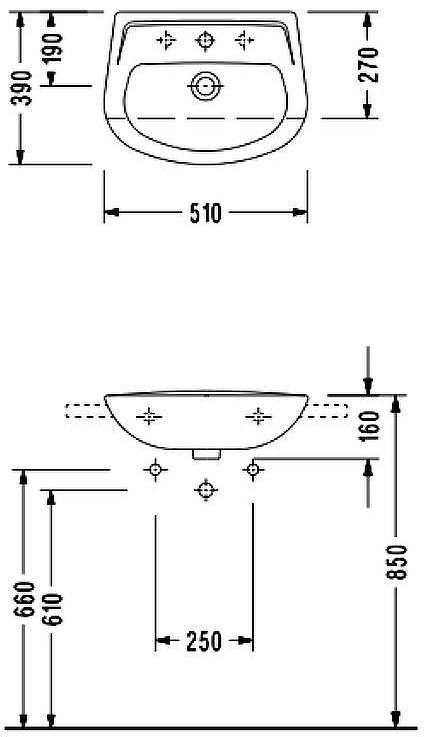 Раковина Serel Friendly 51 6734 Белая