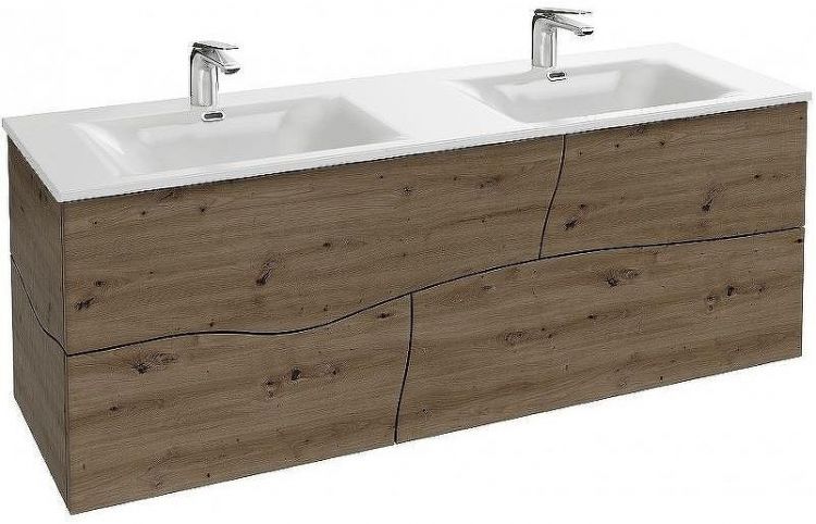 Тумба под раковину Jacob Delafon Sherwood 140 EB1835RU-P13 подвесная Состаренный дуб