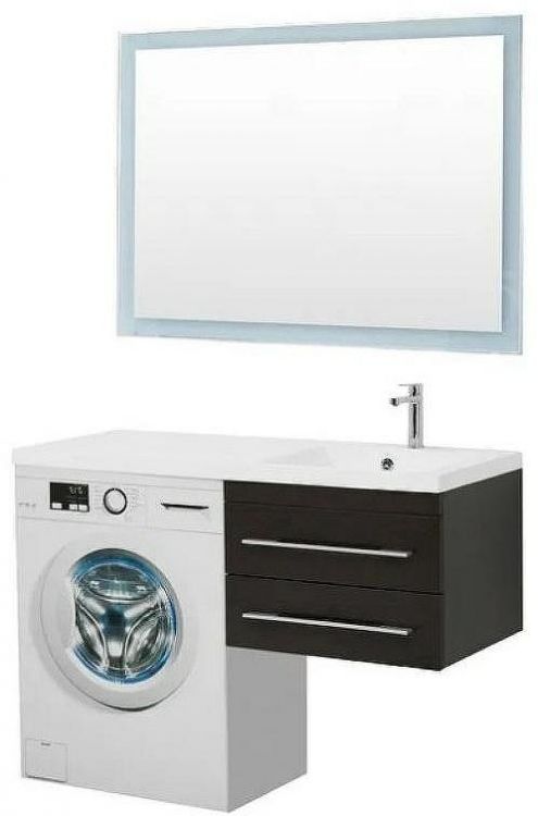 Раковина Aquanet Нота 120 R NEW 239568 с местом под стиральную машину Белая