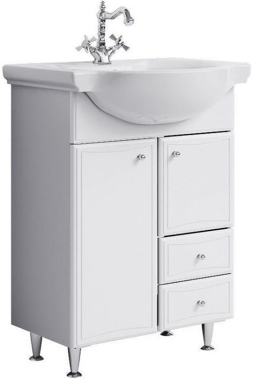 Тумба под раковину Aqwella Барселона 65 BA0106K Белый