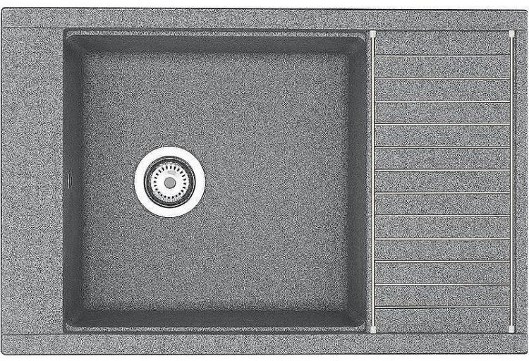 Кухонная мойка Aquaton Делия 78 1A715132DE230 Серый Кухонная мойка Aquaton Делия 78 1A715132DE230 Серый