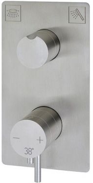 Смеситель для душа Cisal Xion XI008104D1 с термостатом Нержавеющая сталь