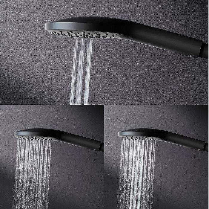 Душевая система AM.PM Like F0780422 с термостатом Черная матовая