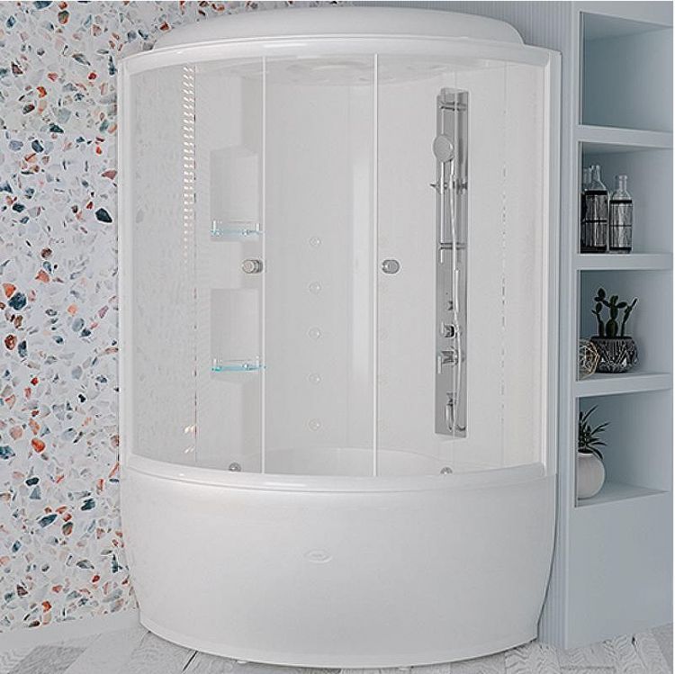 Душевой бокс Radomir Лаура К2 128x128 1-04-1-0-5-0870 с баней с гидромассажем