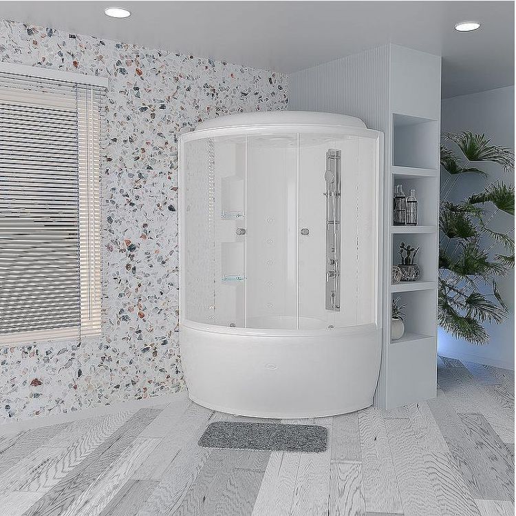 Душевой бокс Radomir Лаура К2 128x128 1-04-1-0-5-0870 с баней с гидромассажем