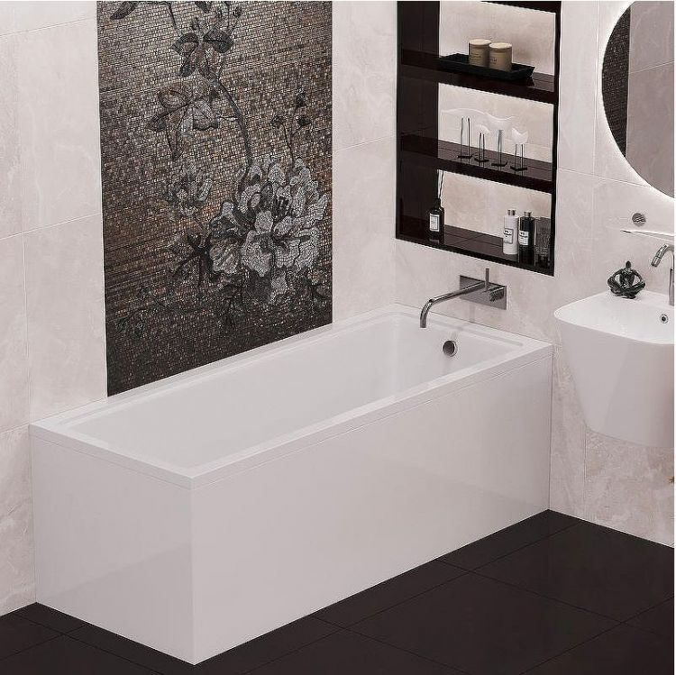 Акриловая ванна Corpa Nera Davinci 170x70 CN05002WH без гидромассажа