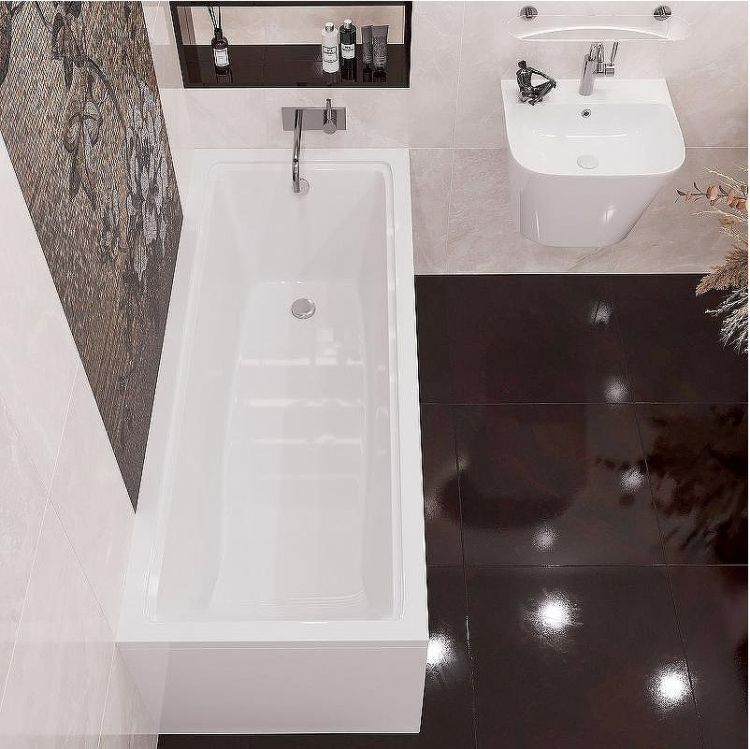 Акриловая ванна Corpa Nera Davinci 170x70 CN05002WH без гидромассажа