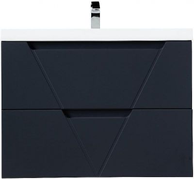 Тумба под раковину BelBagno Vittoria 80 VITTORIA-800-2C-SO-GO-P подвесная Grigio Opaco